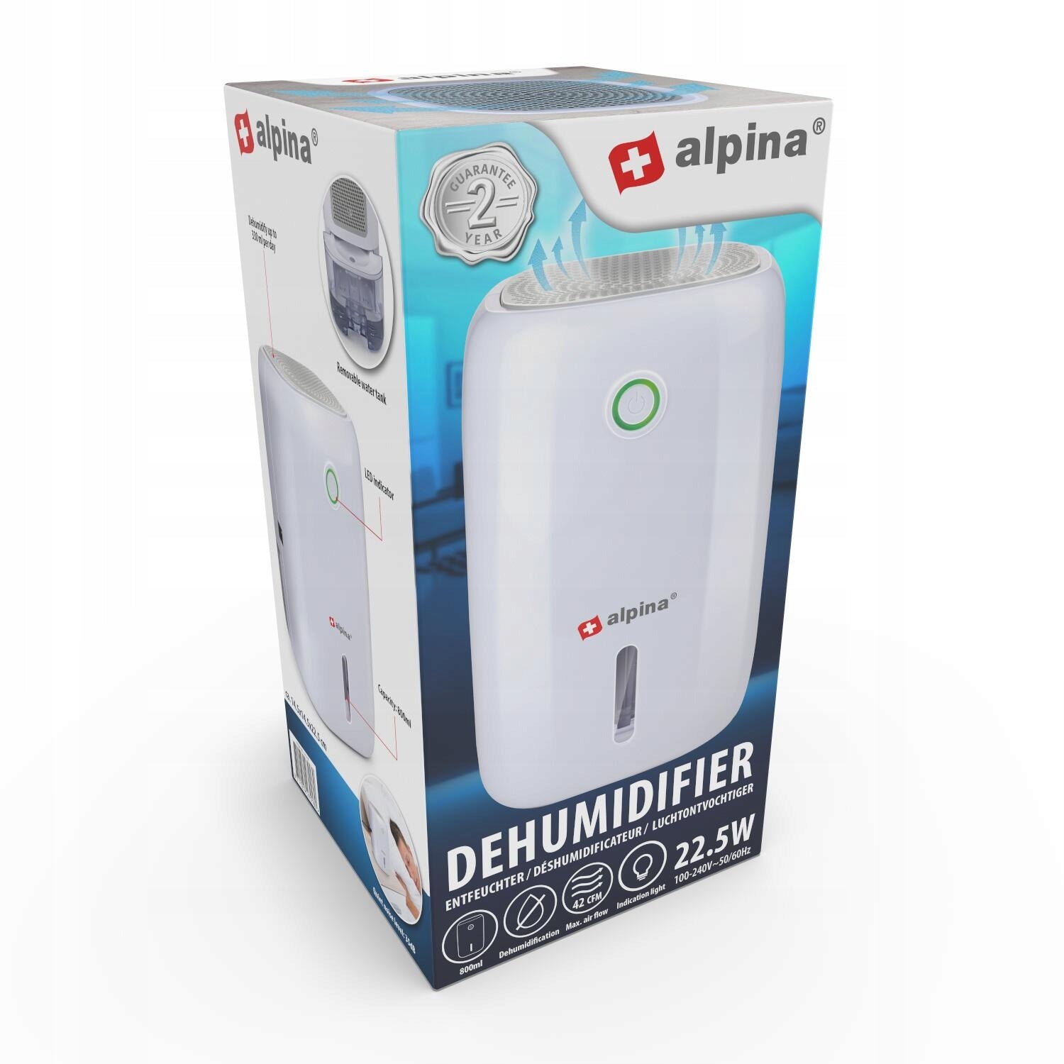 DEHUMIDIFIER MOISTURE ABSORBER ALPINA Manufacturer code dh