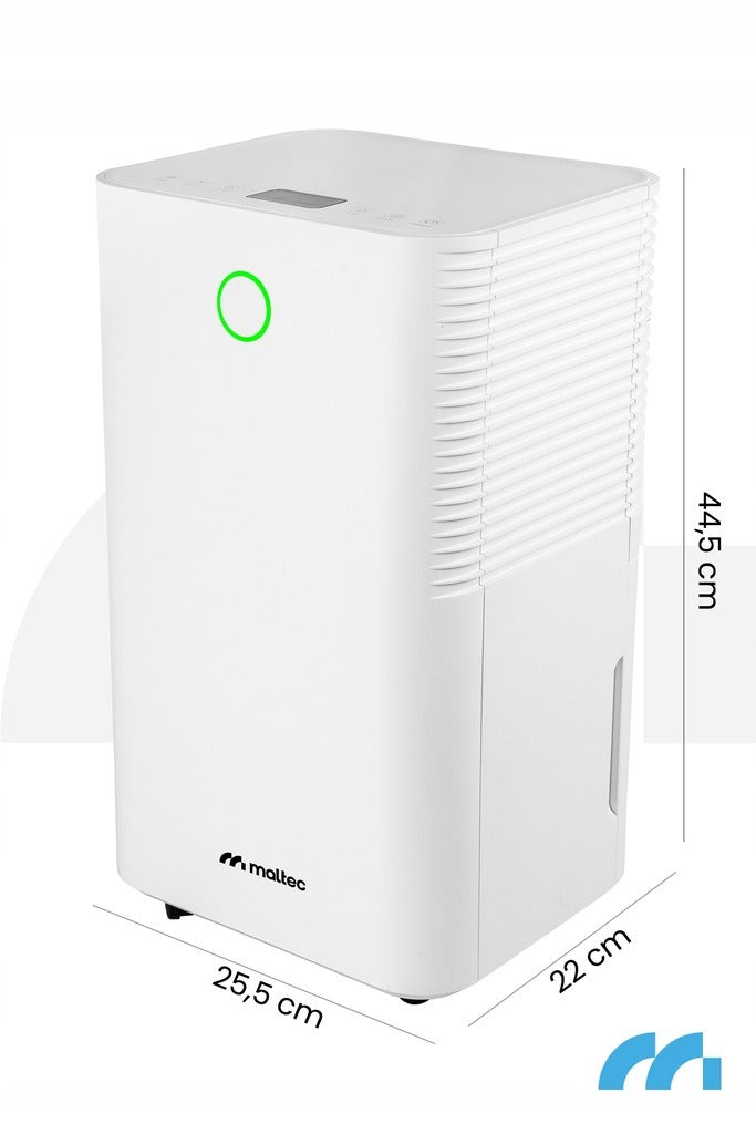 DEHUMIDIFIER MOISTURE ABSORBER HYGROSTAT WiFi TIMER 12L/24H QUIET Manufacturer code 110328