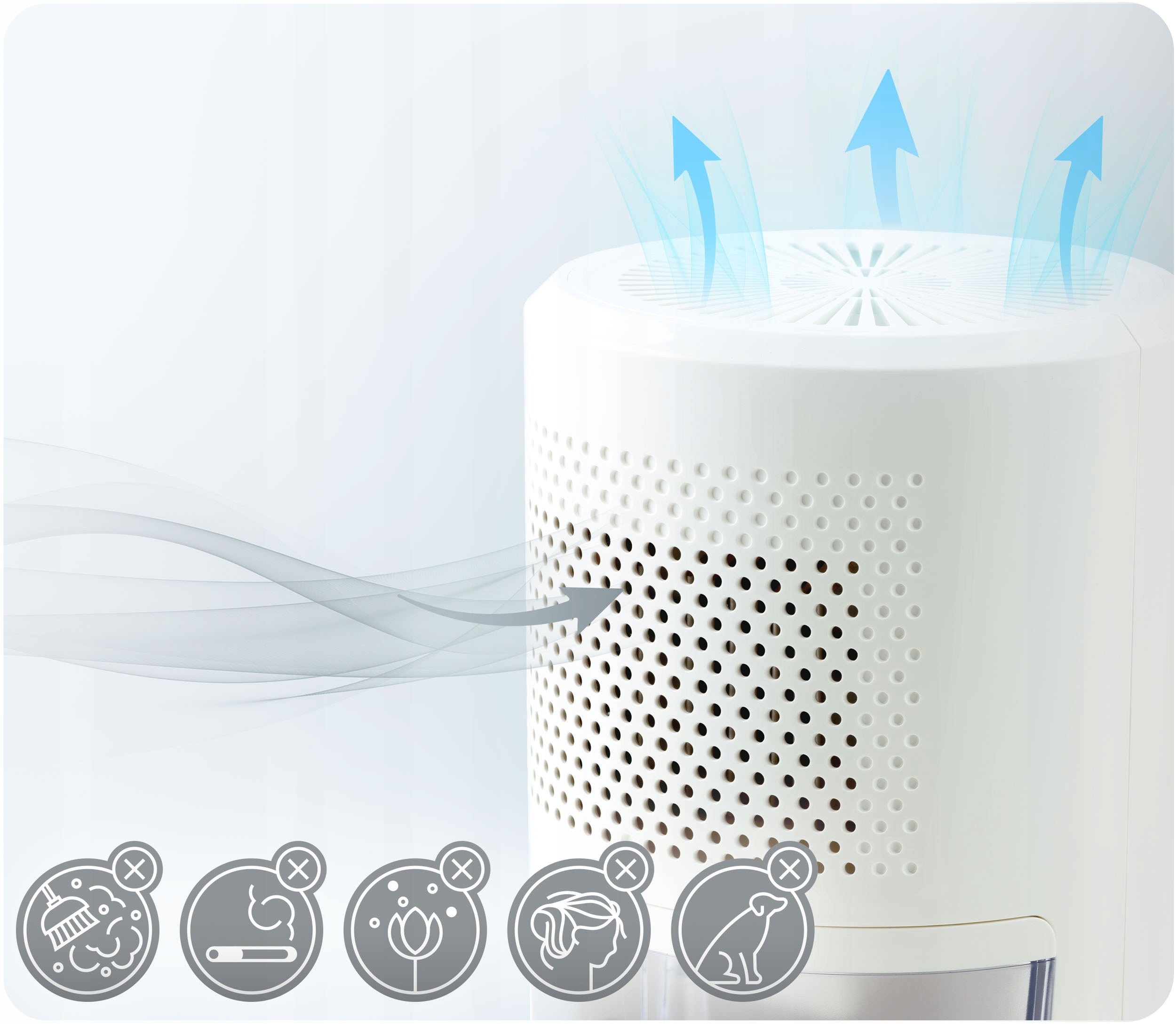 DEHUMIDIFIER MOISTURE ABSORBER QUIET 34dB LED Berdsen Medical device no