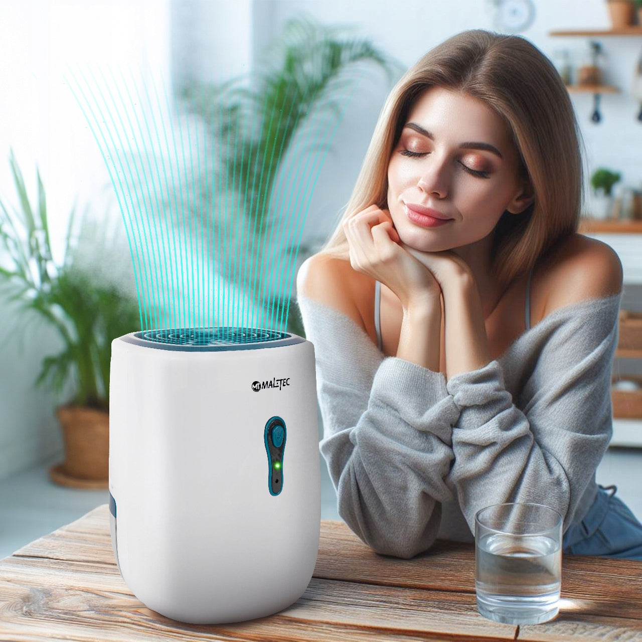 DEHUMIDIFIER MOISTURE ABSORBER QUIET EFFICIENT MALTEC 0,8L Manufacturer code DH-800