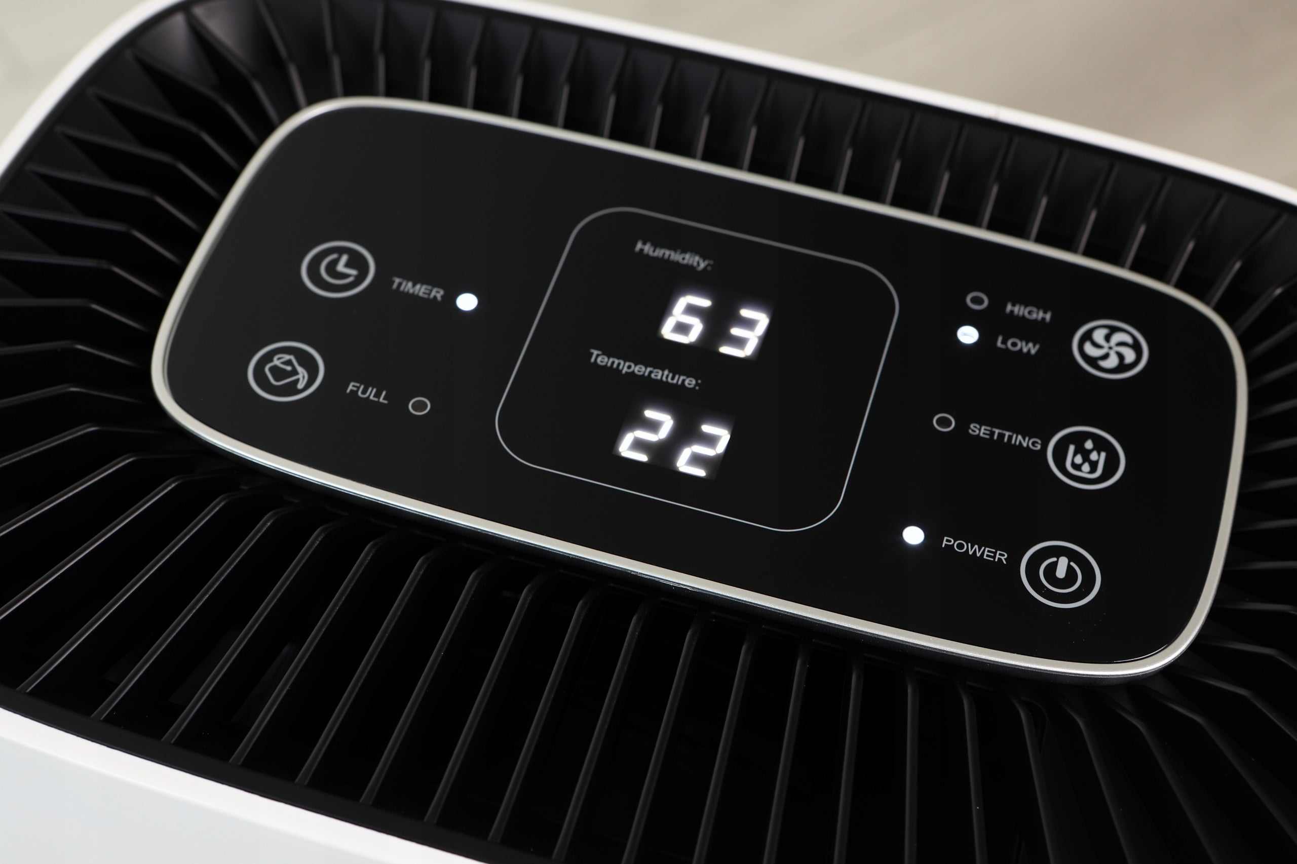 DEHUMIDIFIER MOISTURE ABSORBER STRONG 200W 12 l/24 h TIMER HYGROSTAT Manufacturer code OP1210