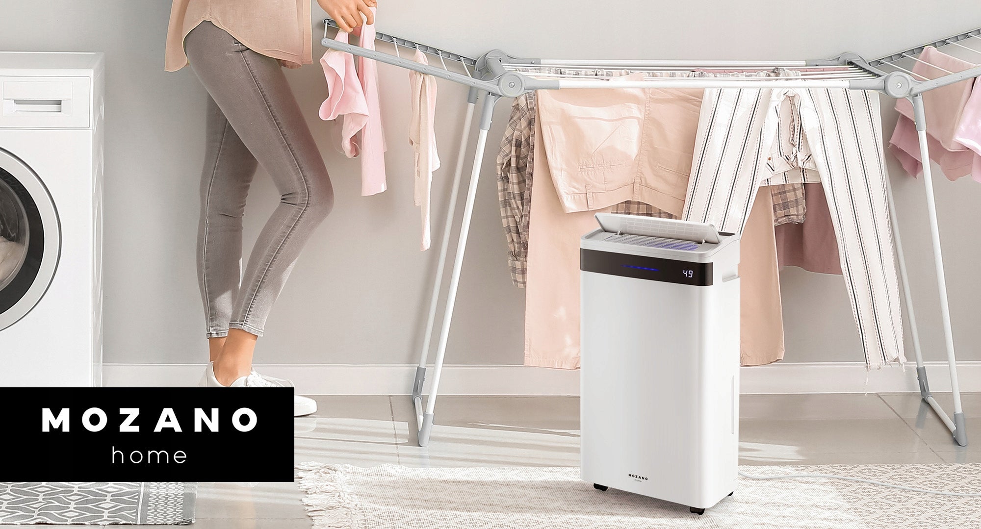 DEHUMIDIFIER XXL 20L/24H MOISTURE ABSORBER WIFI 4 MODES OF OPERATION QUIET Brand Mozano