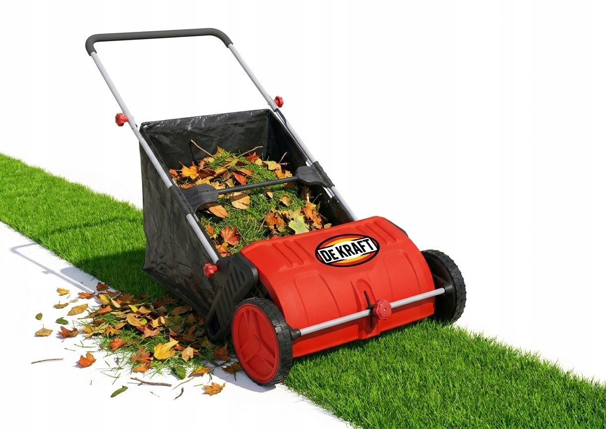 DEKRAFT HAND SWEEPER FOR GRASS LEAVES WITH SIDEWALK CUBE 53cm