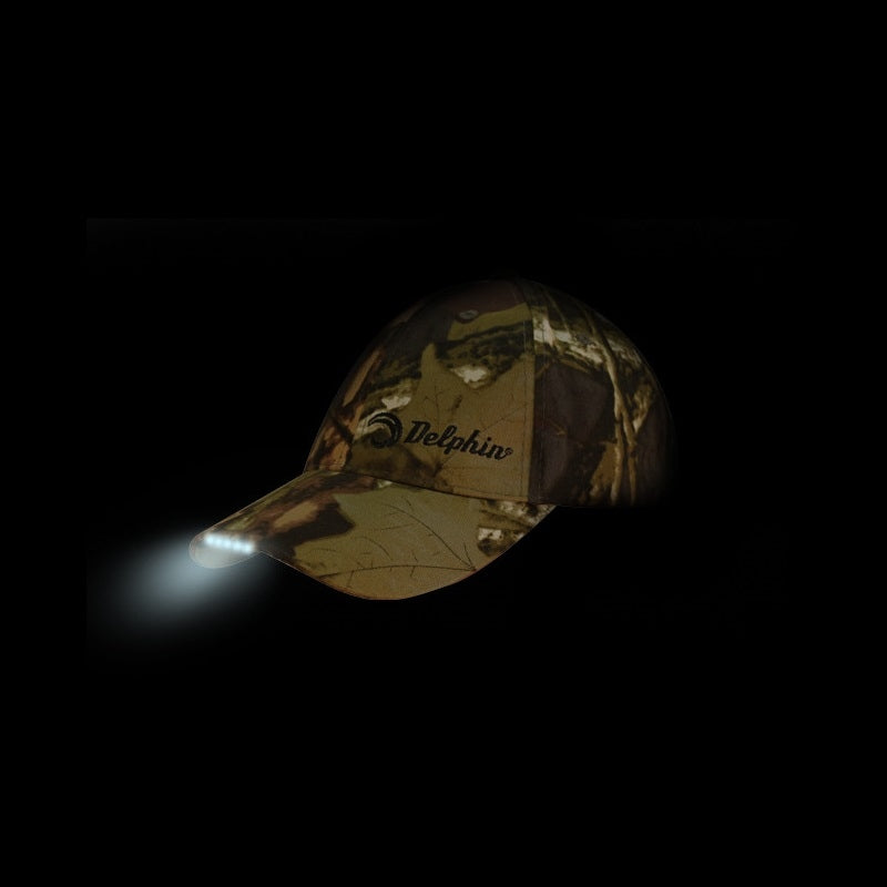 DELPHIN LED Camo Baseball Cap Size (head circumference in cm) universal