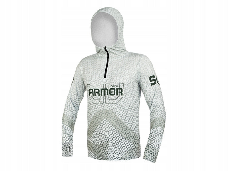 DELPHIN UV ARMOR 50+ Olive L +10 HOODIE FOR STYLE!
