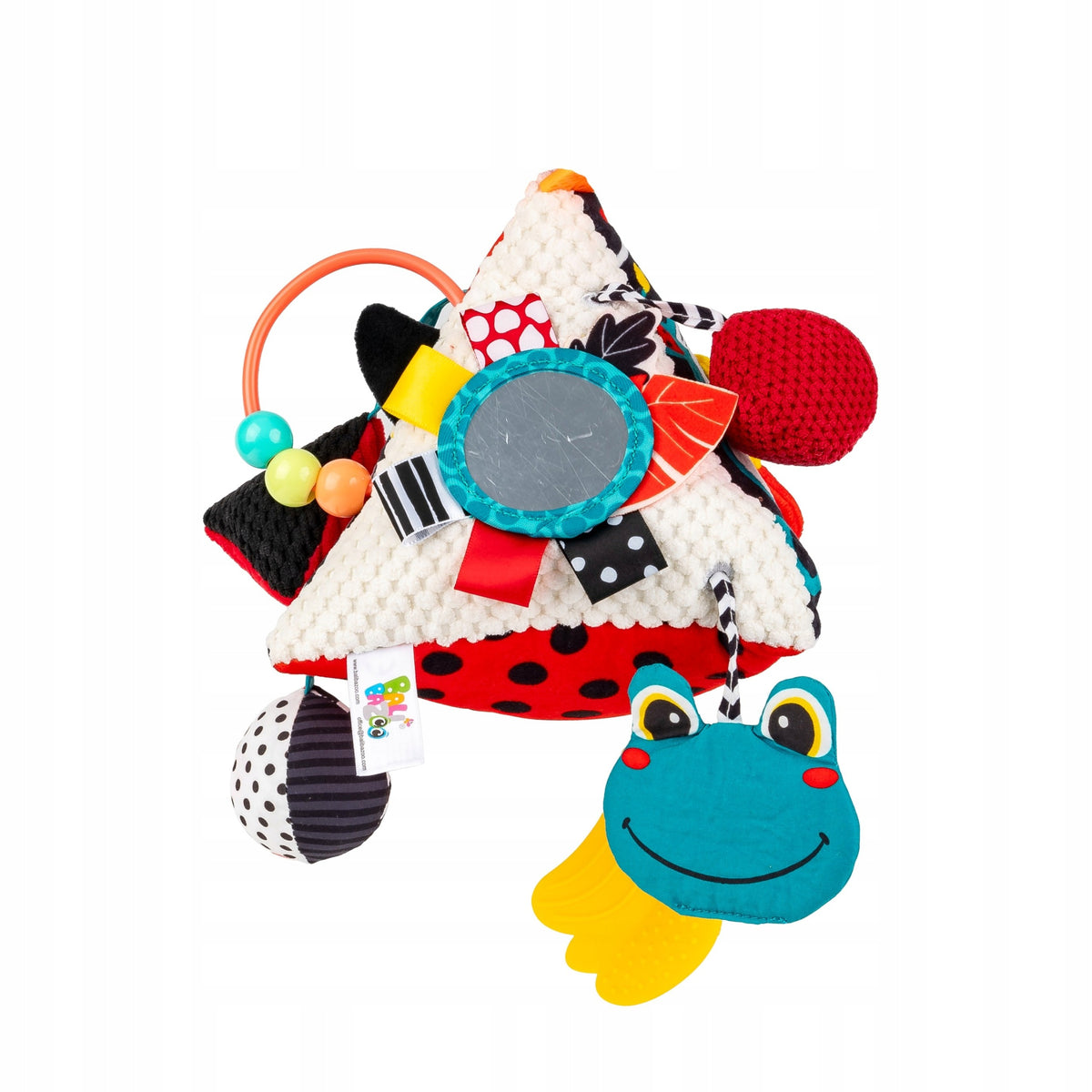 DELUXE COW CONTRAST PYRAMID Brand Balibazoo