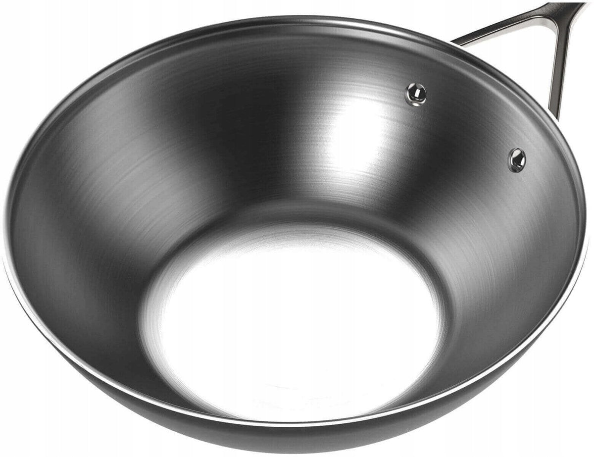 DEMEYERE BLACK 5 Wok 30 cm to 350°C - 5 layers of steel Diameter 30 cm