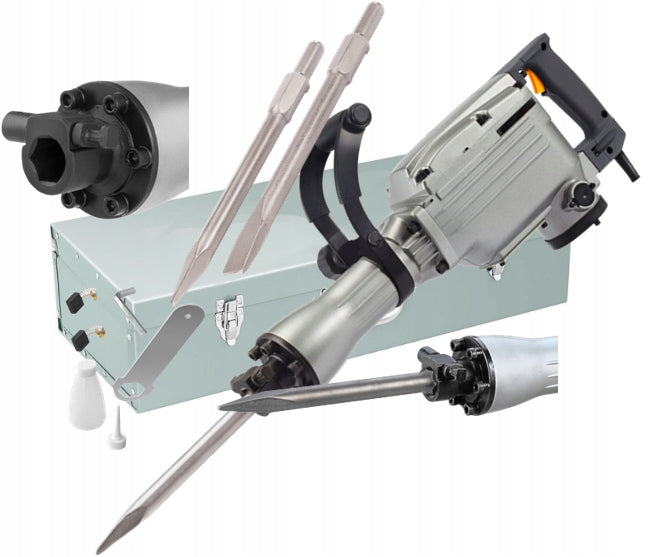 DEMOLITION HAMMER 2970W 55J OIL COOLED +STRONG CHISEL