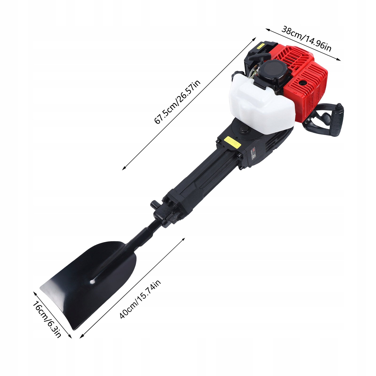 DEMOLITION HAMMER PORTABLE 1900W 2-STROKE ENGINE 20-55J 6500RPM Manufacturer code 314091