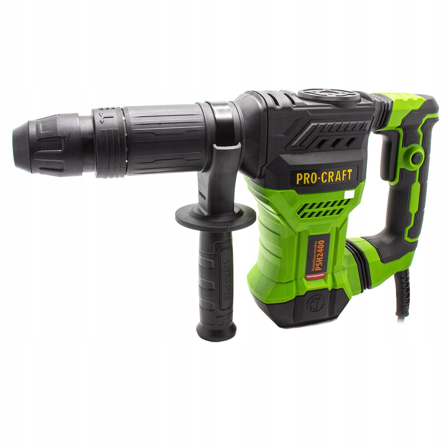 DEMOLITION HAMMER PROCRAFT PSH2400, WITH HANDLE SDS MAX, 18 J, IN CASE Manufacturer code PSH2400