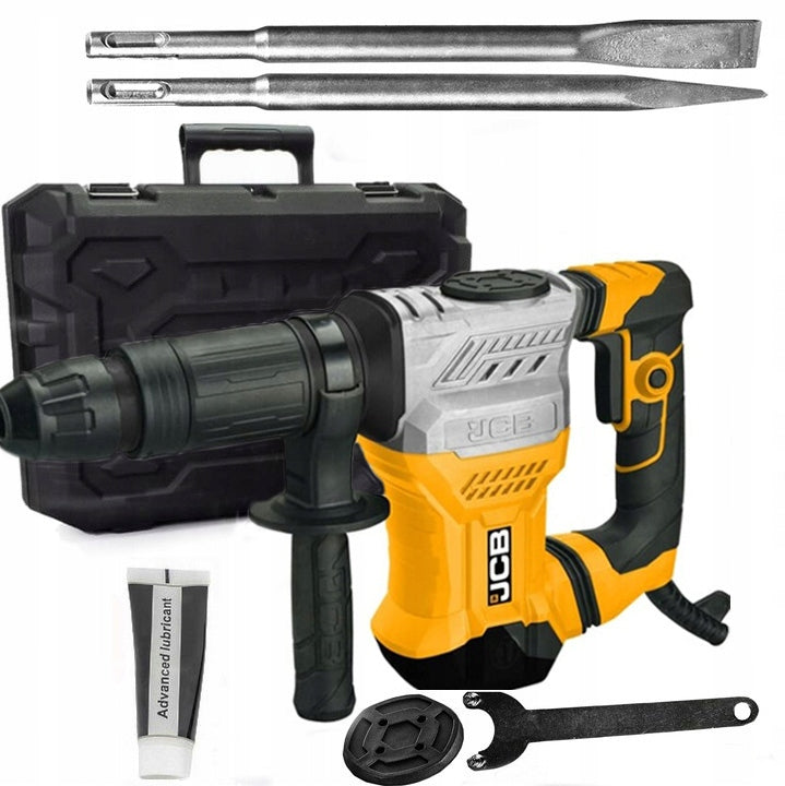 DEMOLITION HAMMER SDS MAX 2 CHISEL SUITCASE JCB DH1300 15J 1300 W