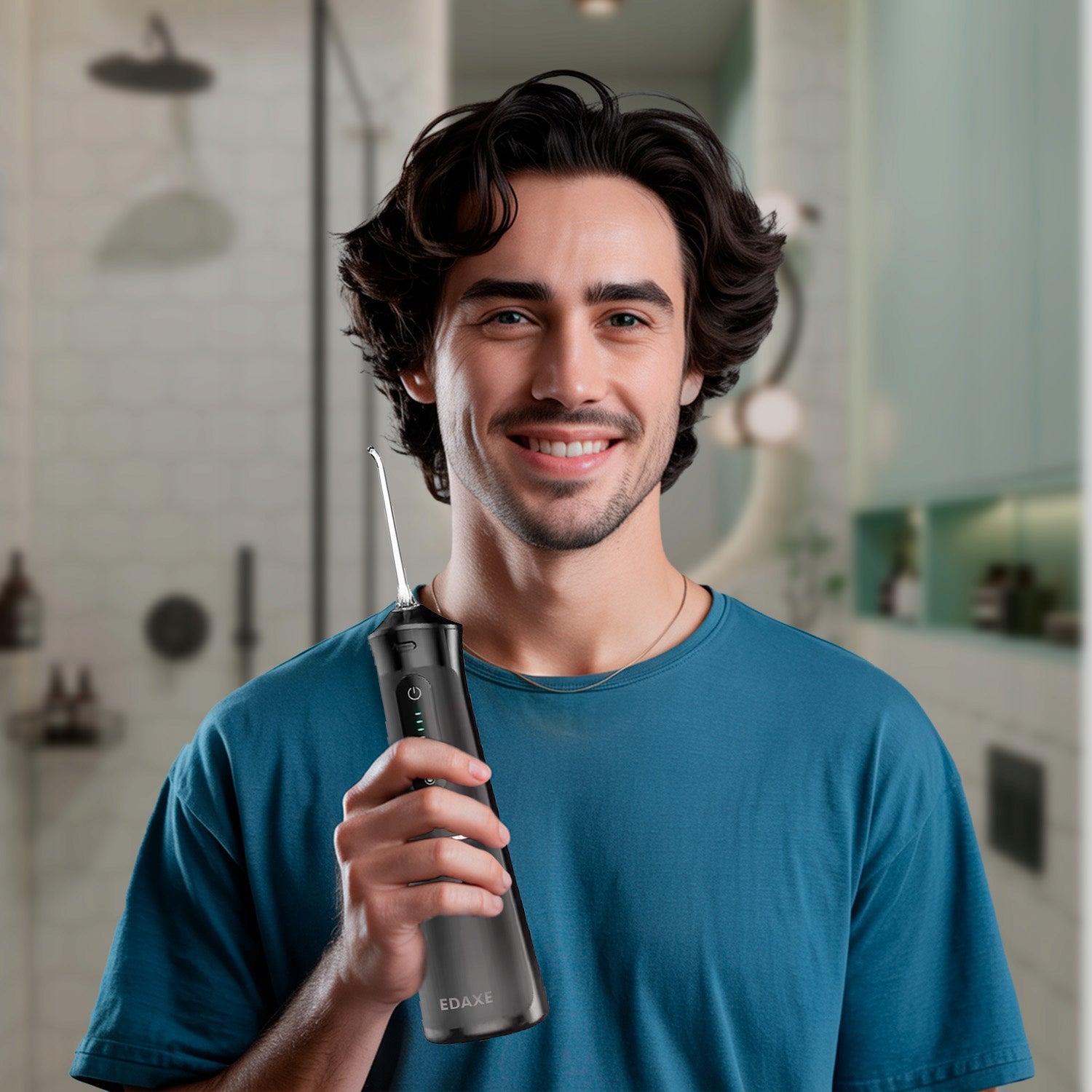 DENTAL IRRIGATOR WIRELESS HydroCare 5 Modes 4 Nozzles Brand EDAXE