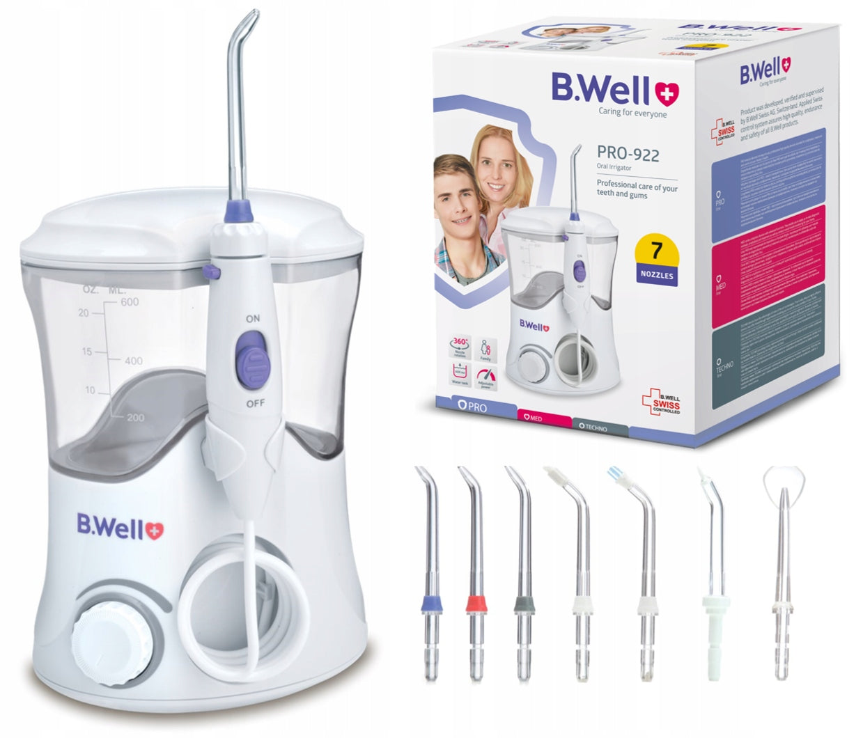 DENTAL STATIONARY IRRIGATOR B.WELL PRO-922 + 7 tips