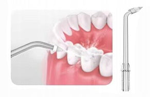 DENTAL WATER IRRIGATOR 4 TIPS SARMOCARE DIFFERENT MODES BLACK Kind wireless