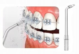 DENTAL WATER IRRIGATOR 4 TIPS SARMOCARE DIFFERENT MODES BLACK Model F600 CZARNY