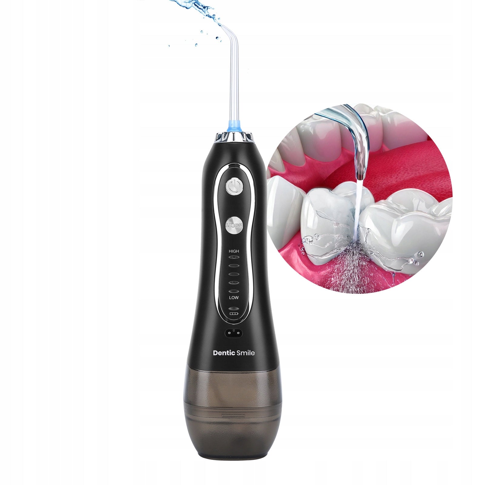 DENTAL WIRELESS IRRIGATOR 5 MODES 8 NOZZLES 300ml 140PSI Manufacturer code HF-6