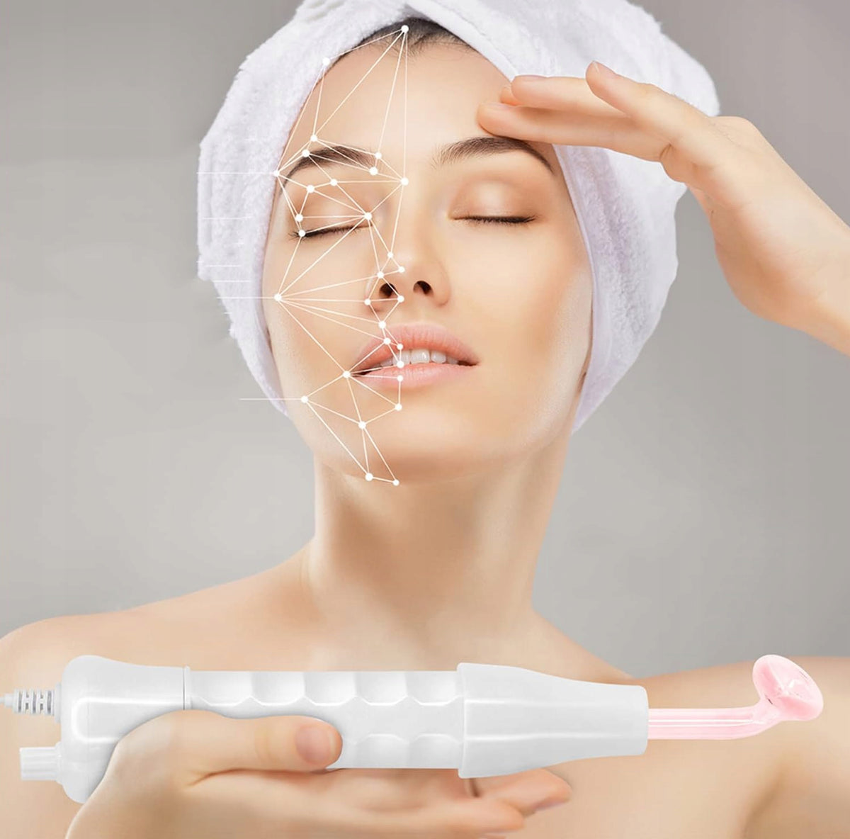 DERMA CURRENTS COSMETIC DEVICE FOR HAIR FACE CARE+4 PELLETS Packaging status original