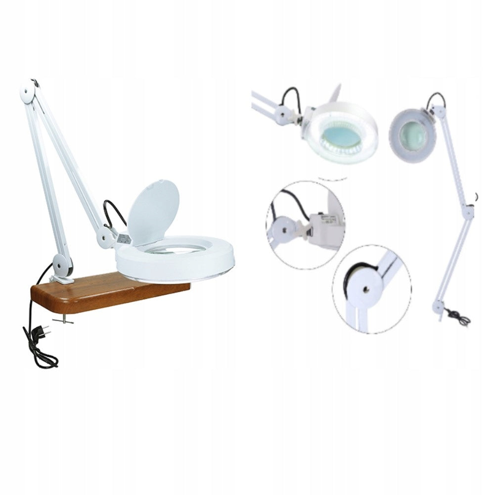 DERMATOLOGICAL COSMETIC LAMP WITH MAGNIFIER 8dpi LED