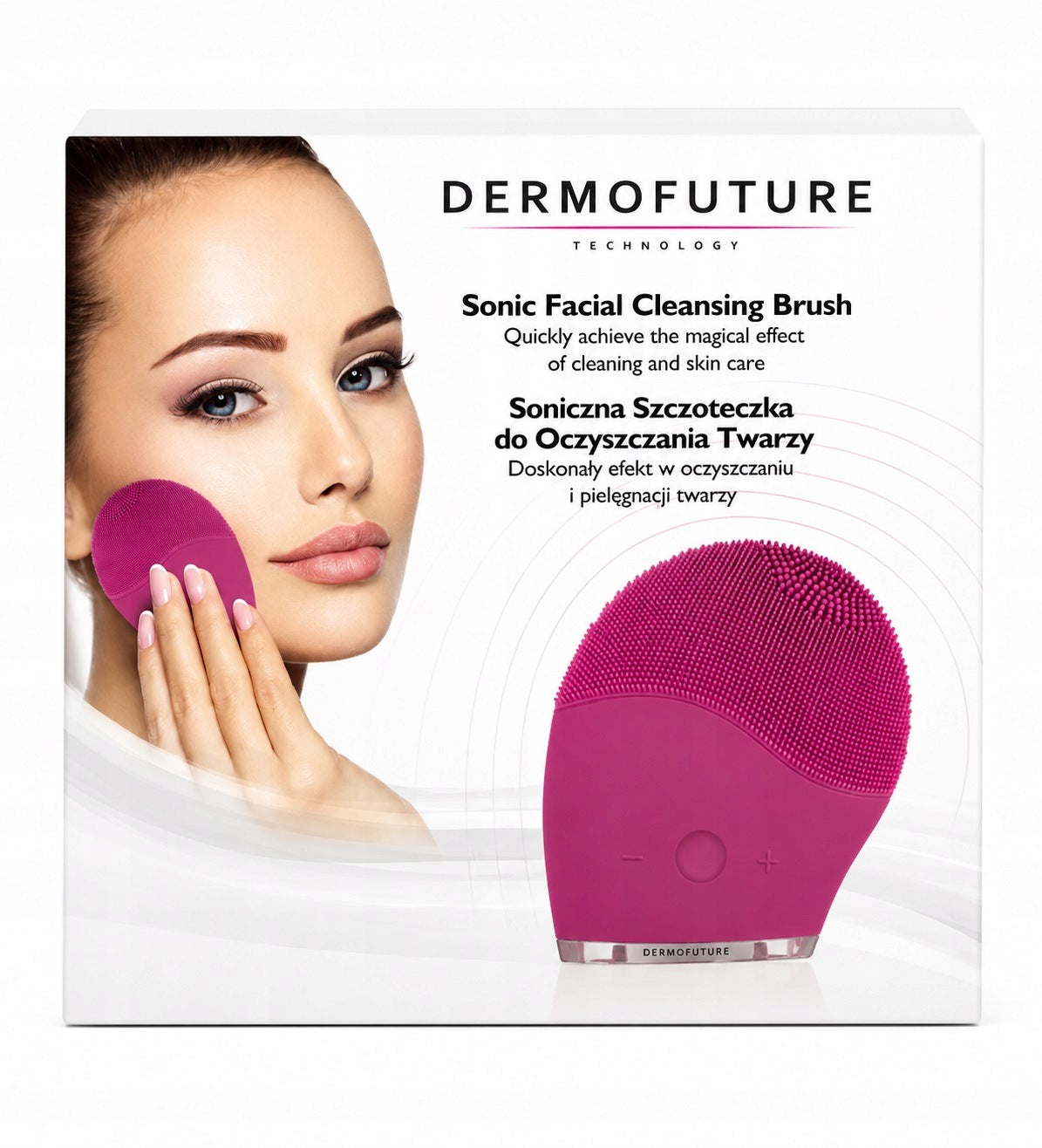 DERMO FUTURE SONIC FACIAL CLEANSING BRUSH 1 PC
