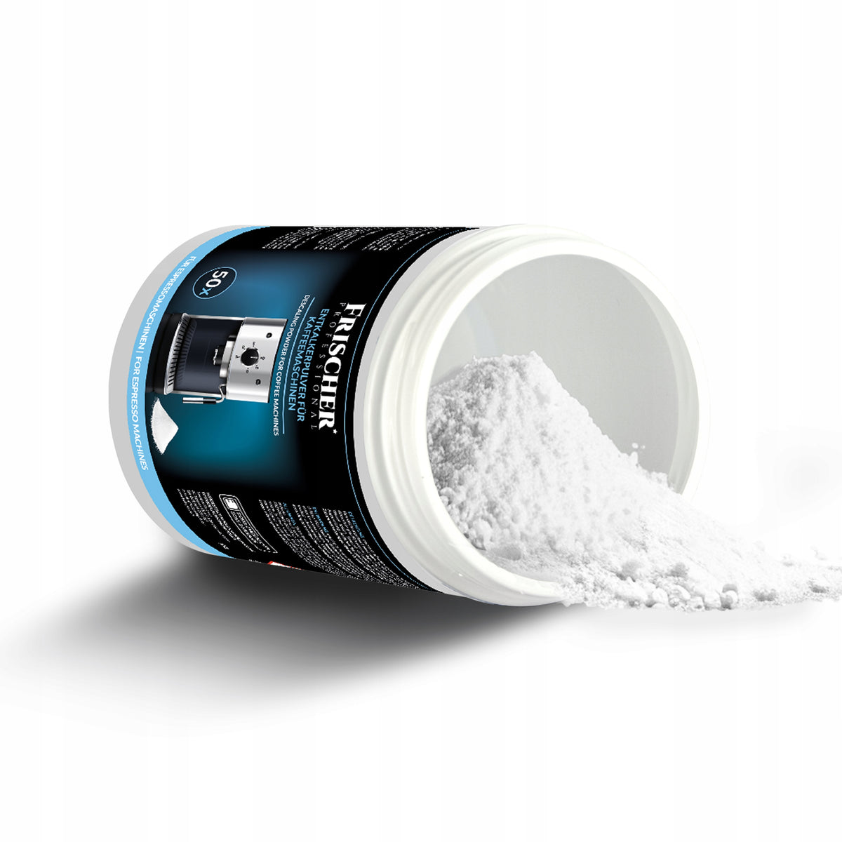 DESCALER FOR COFFEE MAKER UNIVERSAL POWDER 900g Frischer Professional Packaging status original