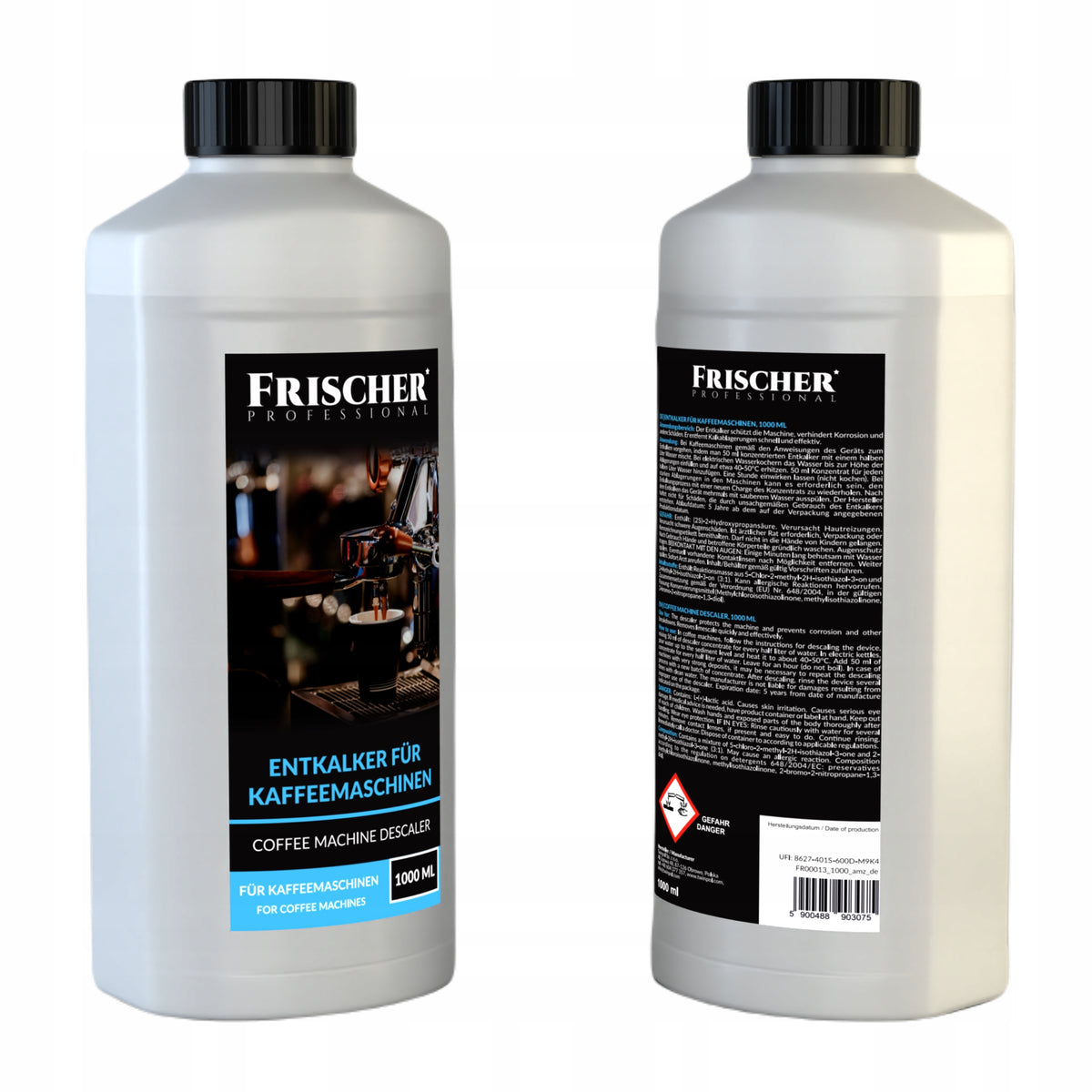 DESCALER FOR UNIVERSAL LIQUID CONCENTRATE 1000 ml FRISCHER Packaging status original