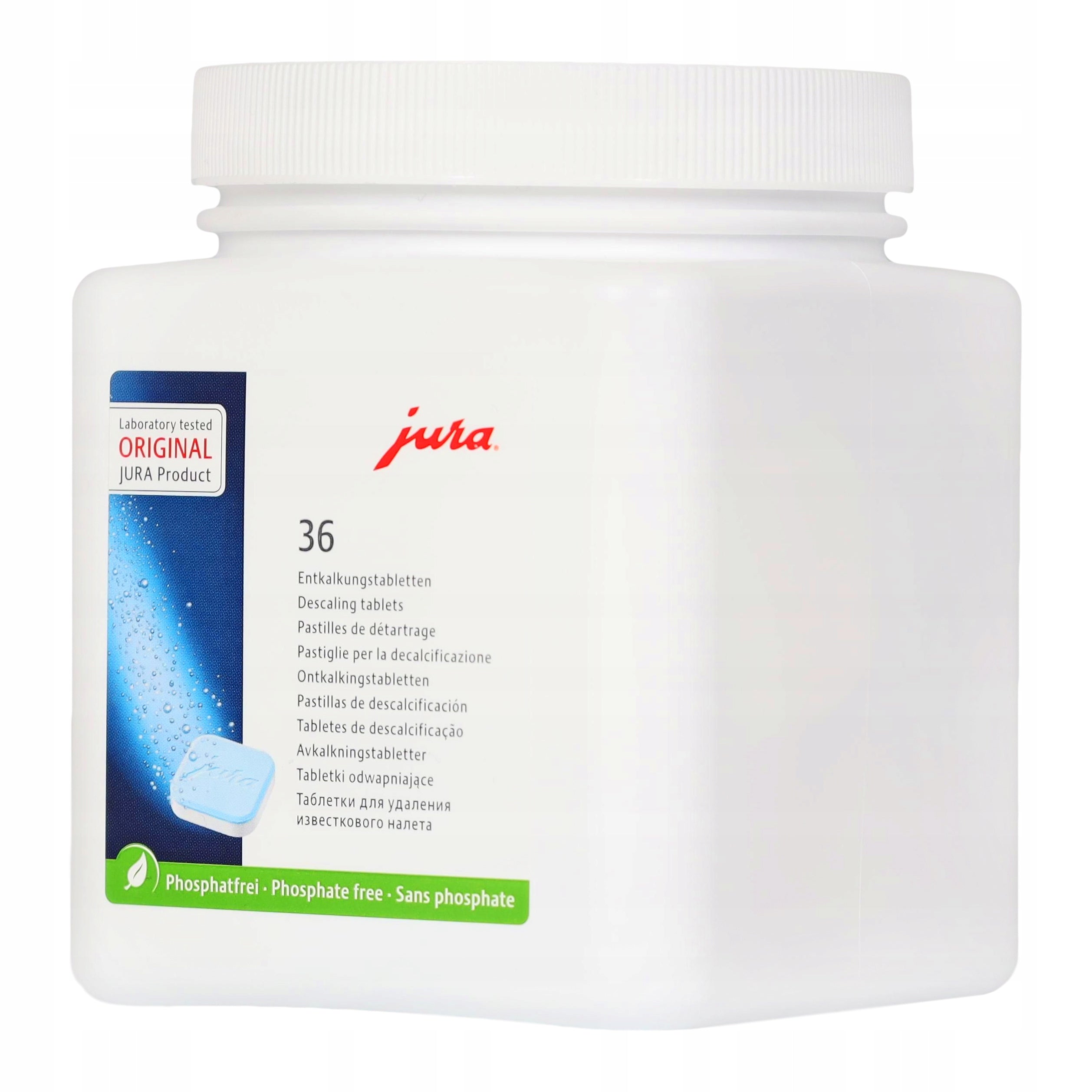 DESCALING TABLETS JURA 70751 DESCALER FOR ESPRESSO MACHINE 36 PIECES Form tablets