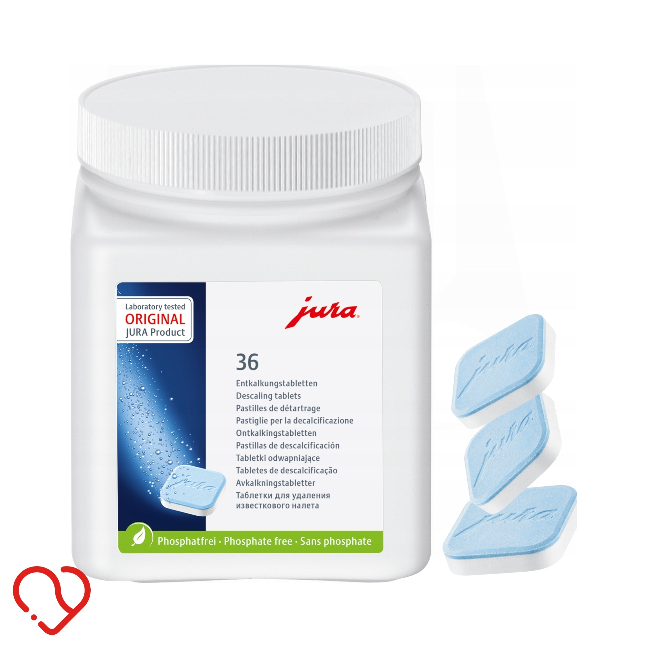 DESCALING TABLETS JURA 70751 DESCALER FOR ESPRESSO MACHINE 36 PIECES