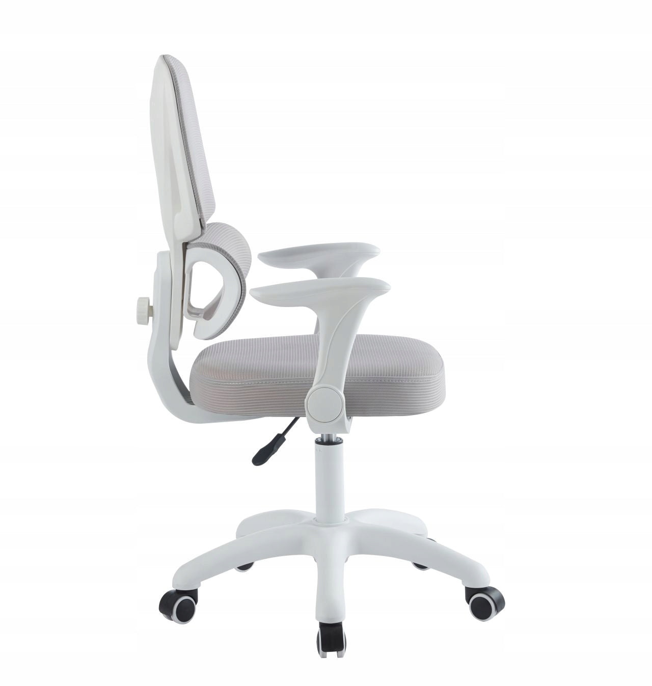 DESK CHAIR ARMCHAIR GREY WHITE YOUTH UPHOLSTERED Brand Furnitex