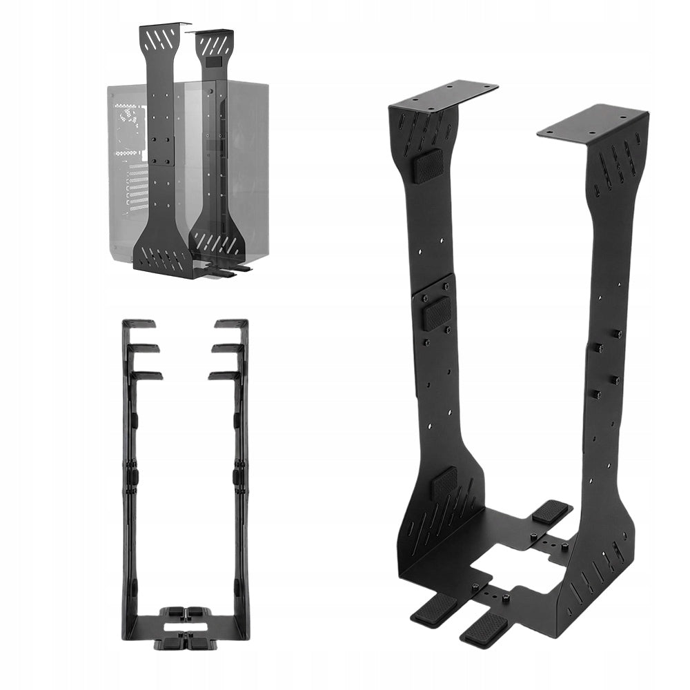 DESK COMPUTER HANGER ADJUSTABLE PC HOUSING HOLDER