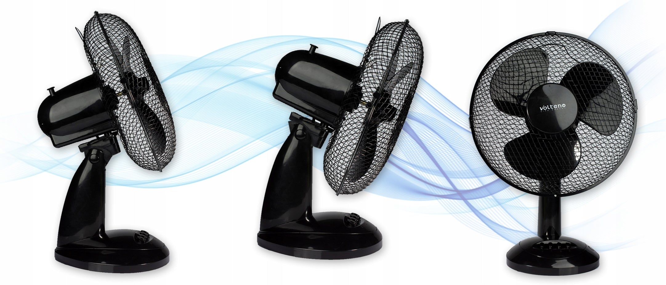 DESK FAN 35W QUIET 3 MODES WITH OSCILLATION VOLTENO Brand Volteno
