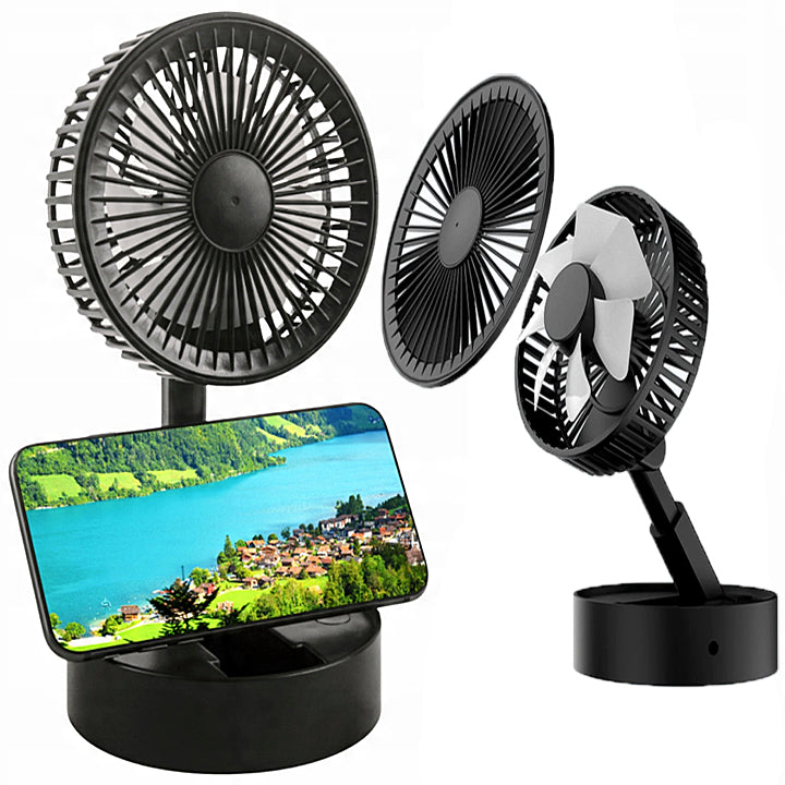 DESK FAN MINI WIRELESS FOLDING ADJUSTABLE