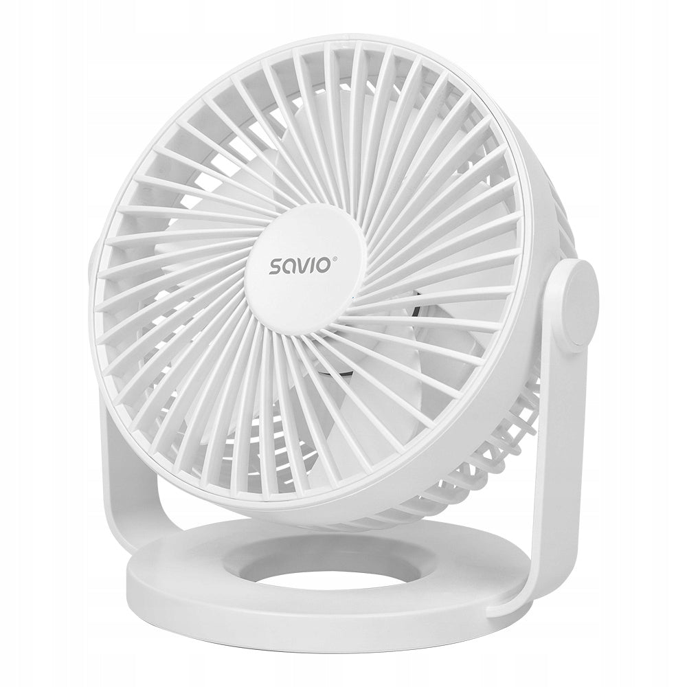 DESK FAN QUIET WIRELESS FAN SAVIO AD01 4 USB TYPC MODES Fan type table