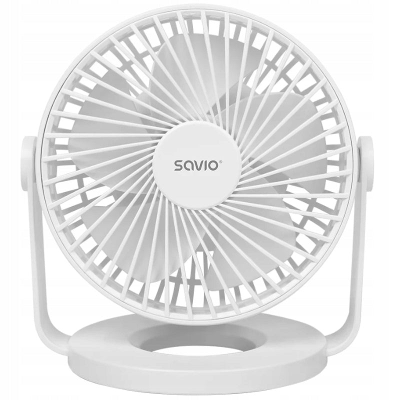 DESK FAN QUIET WIRELESS FAN SAVIO AD01 4 USB TYPC MODES