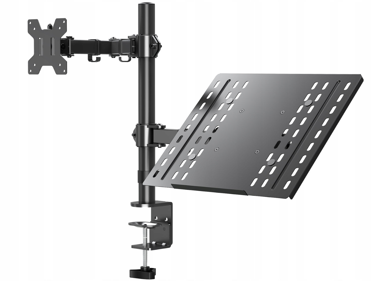 DESK MOUNT FOR MONITOR AND LAPTOP ADJUSTABLE 13-32'' Packaging status original
