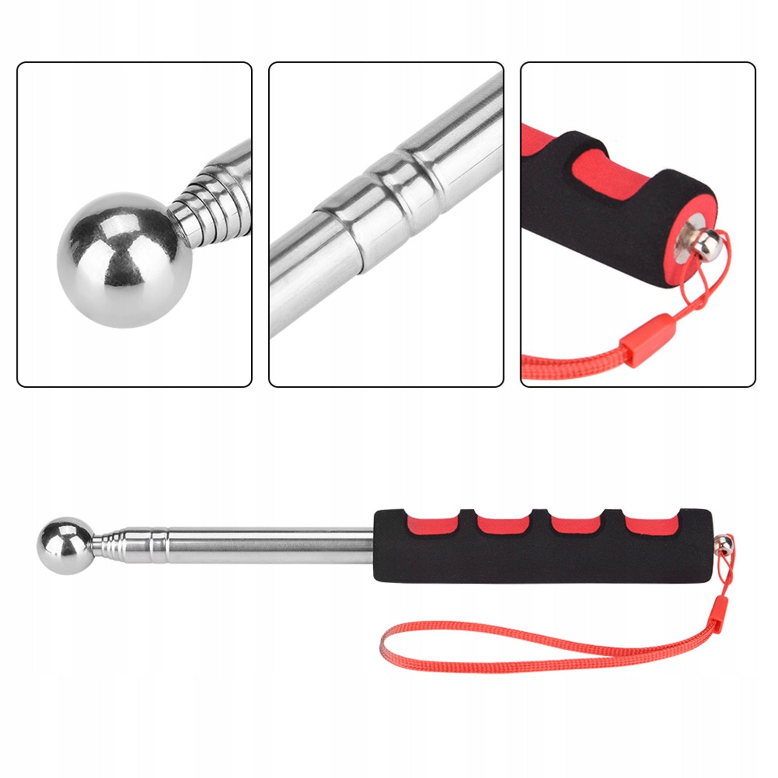DETECTOR OF BURNING AND DEAF PLASTER TELESCOPIC HAMMER THICKENED 115 CM Brand no brand