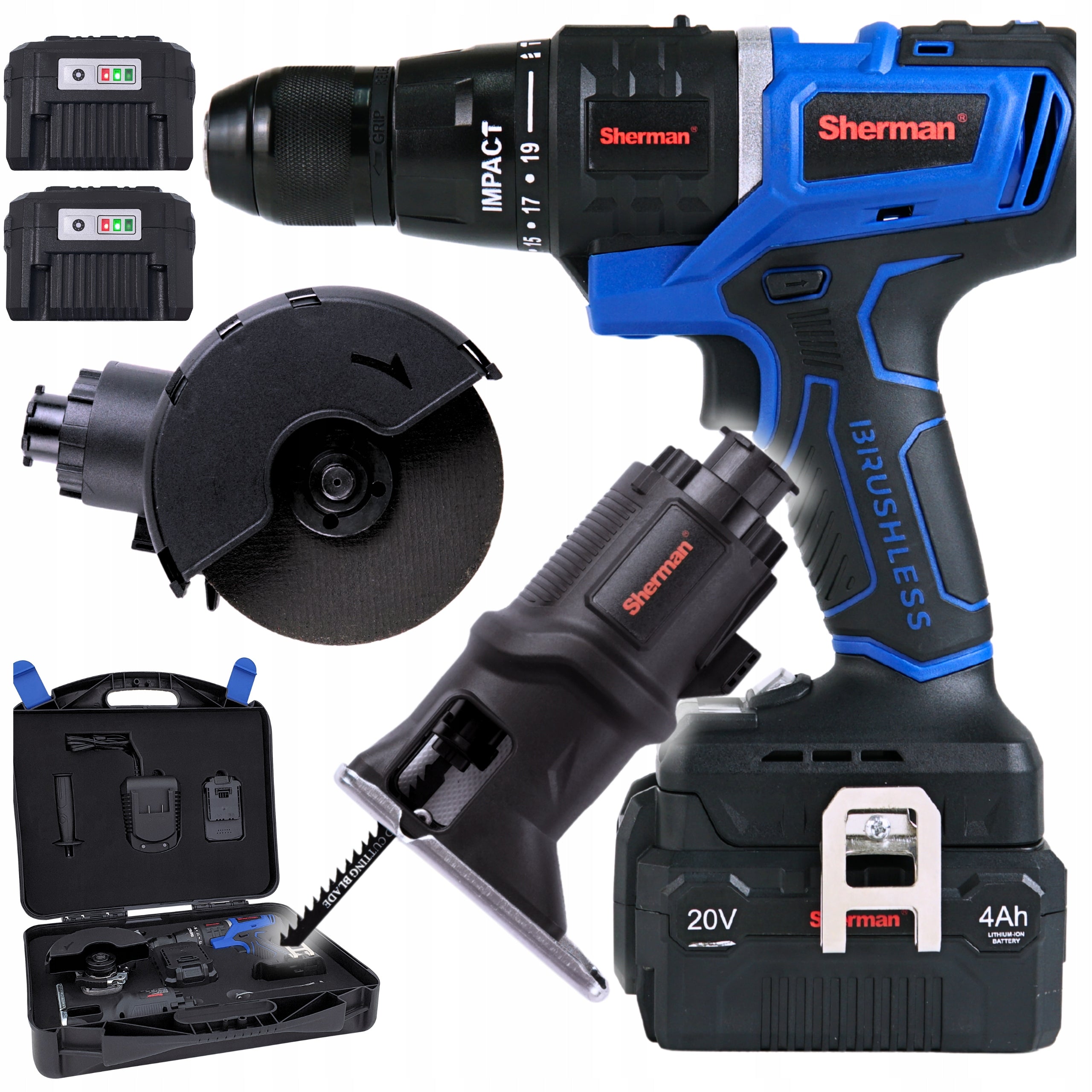 DEVICE 3in1 Screwdriver Jigsaw Grinder MULTITOOL SHERMAN