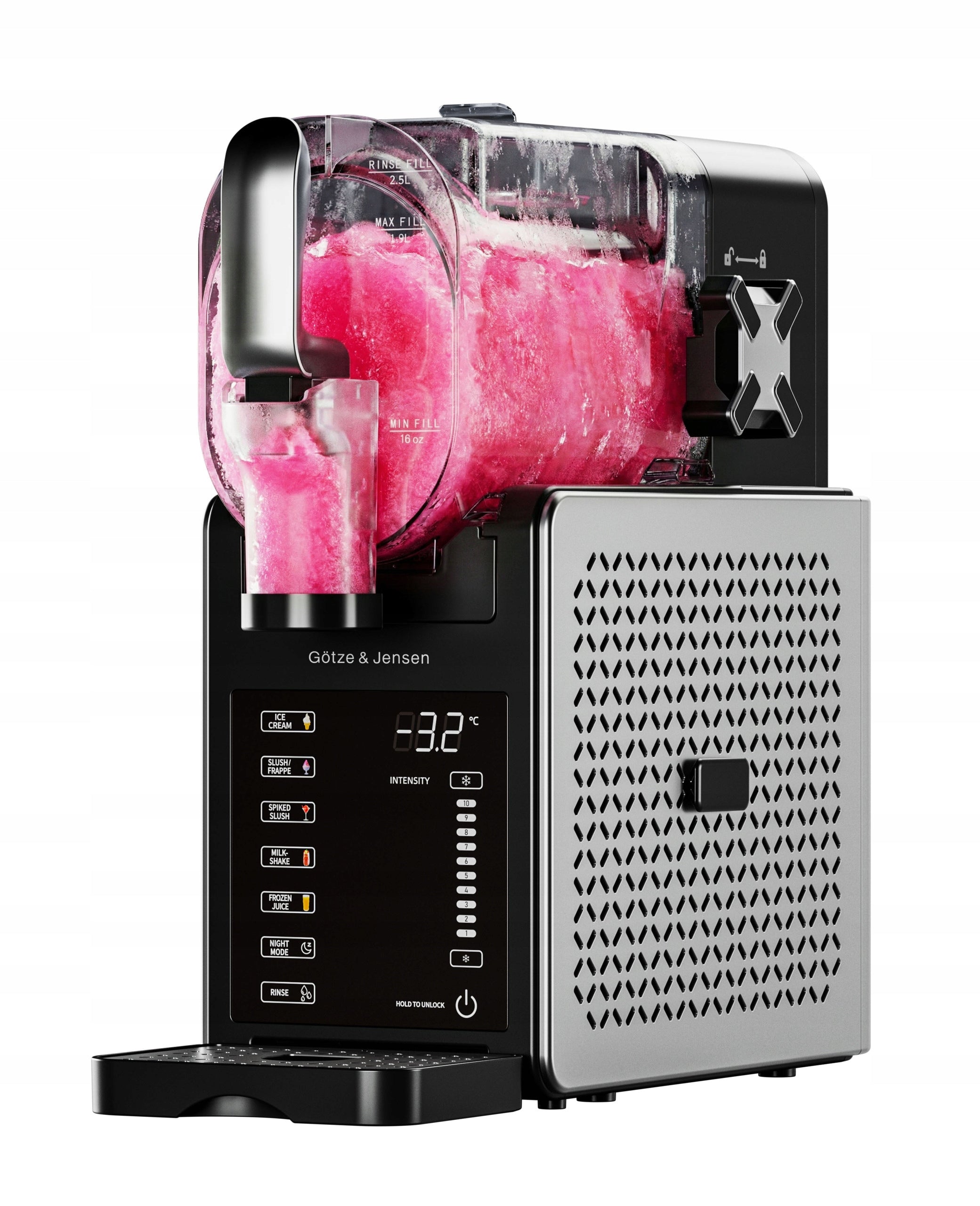 DEVICE FOR SLUSHY AND ICE CREAM GÖTZE&JENSEN GR700S