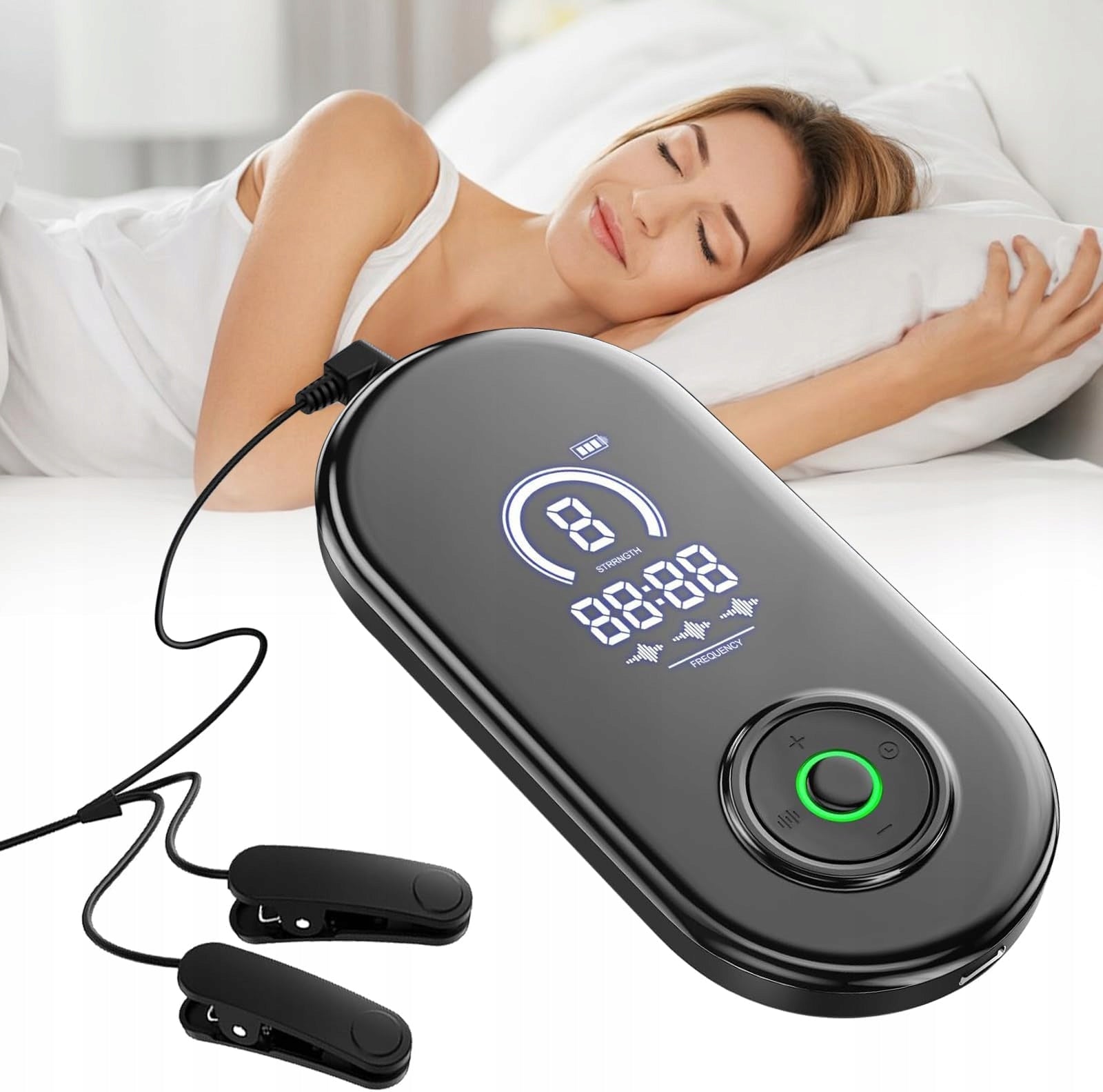 DEVICE SUPPORTING FALLING ASLEEP EARS RELAXING SLEEP IMPROVEMENT