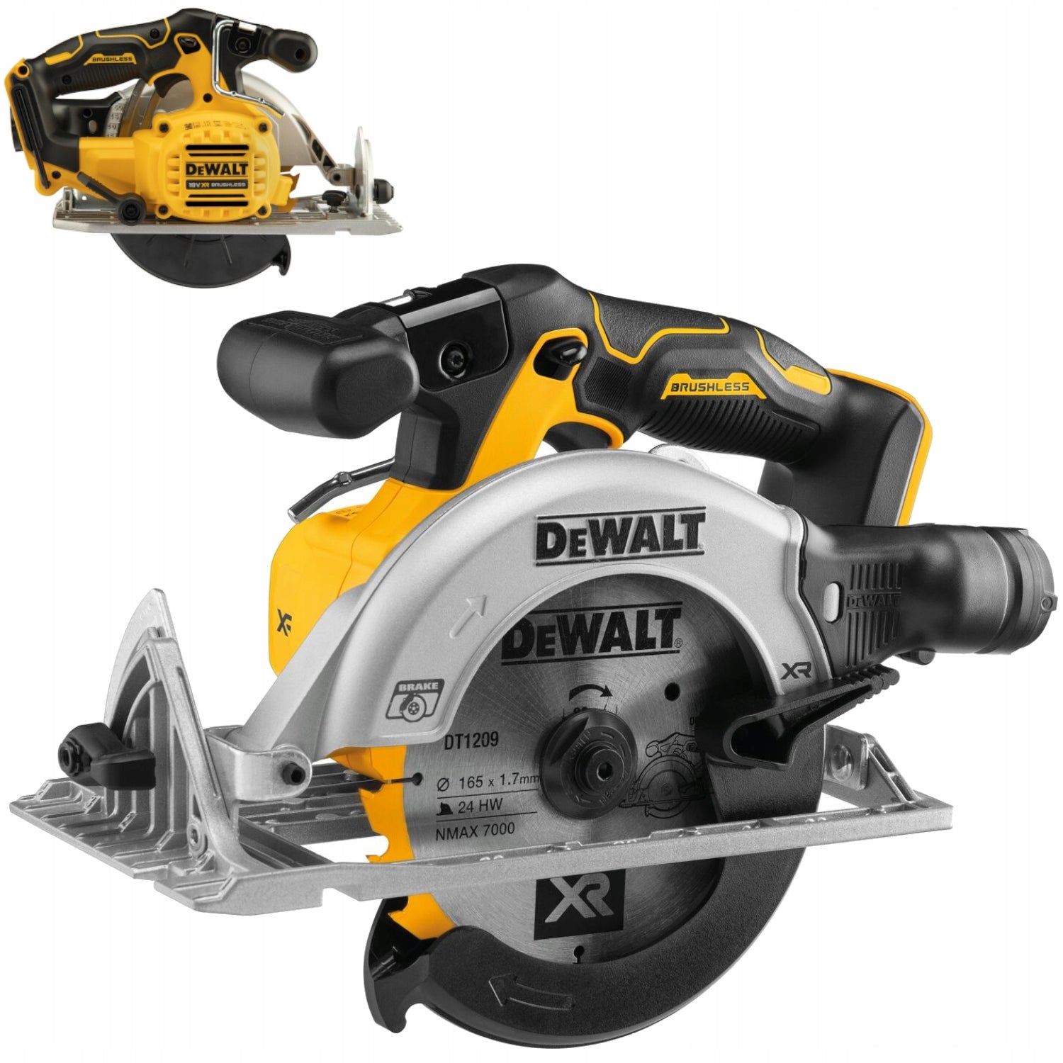 DEWALT Brushless circular saw 165mm 18V XR DCS565N /body/