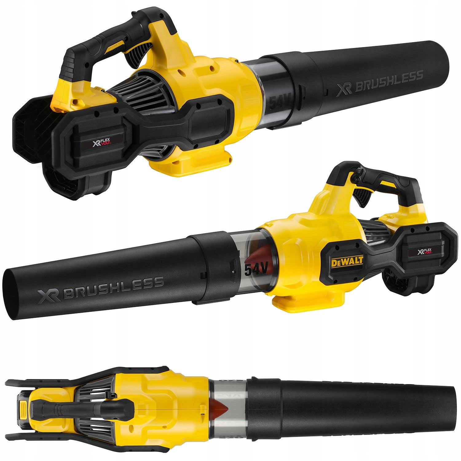 DEWALT Cordless Leaf Blower FLEXVOLT 54V 200km/h DCMBA572N