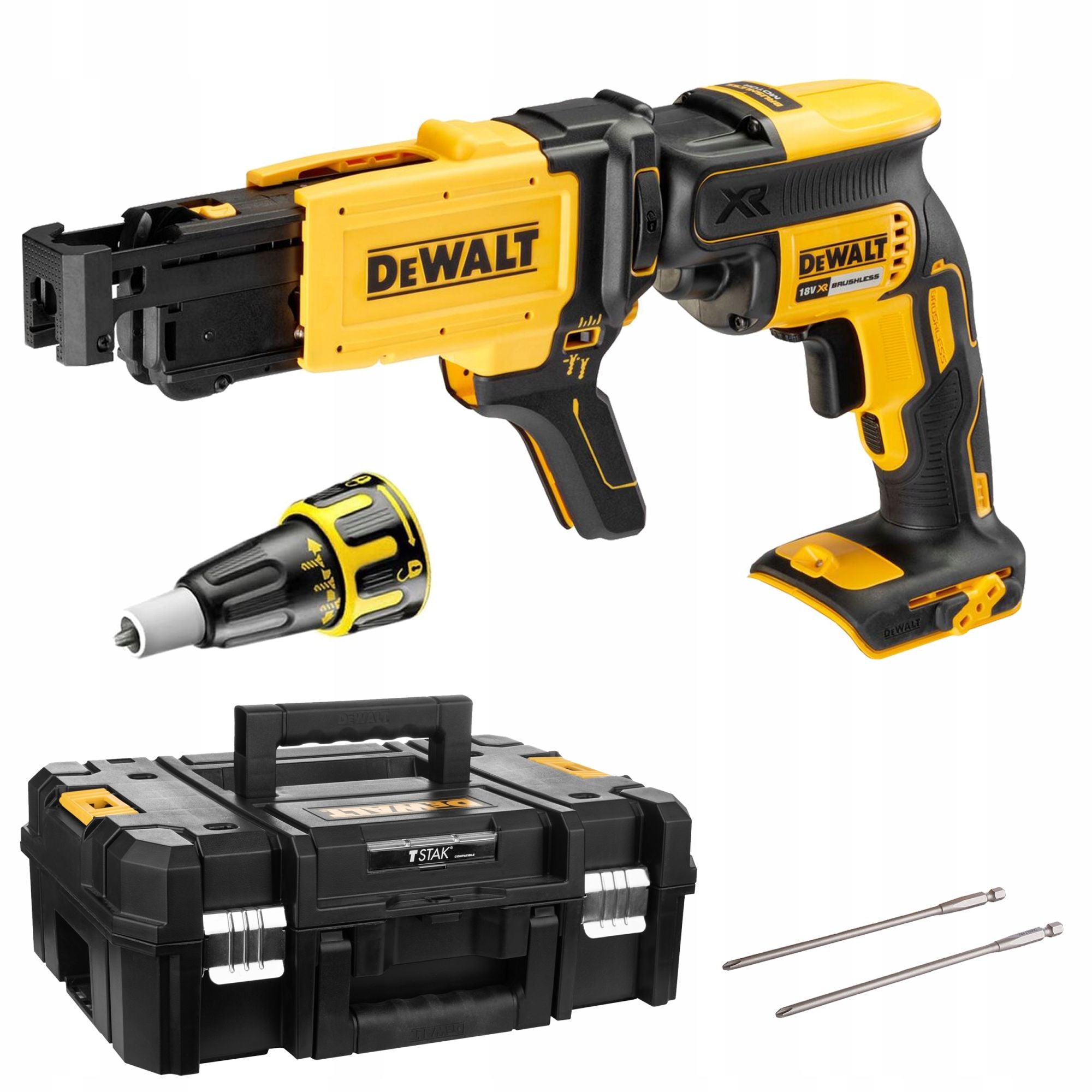 DEWALT DCF620NTK GK BOARD SCREWDRIVER 18V BRUSHLESS MAGAZINE TSTAK