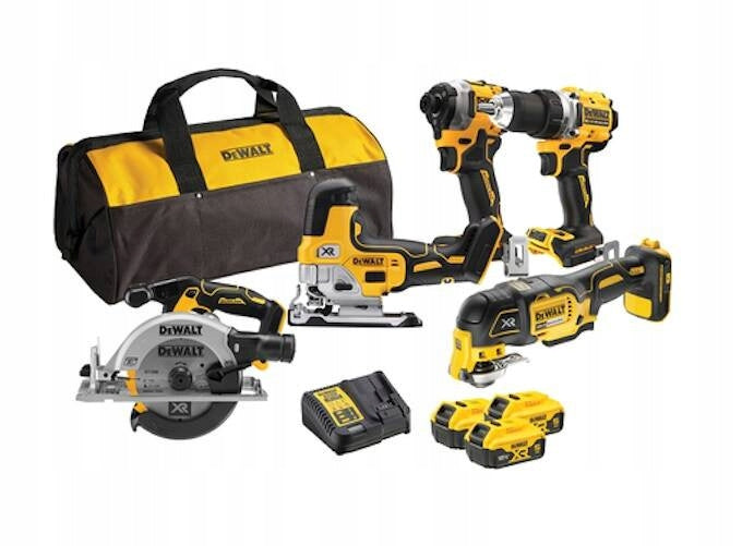 DEWALT DCK502P3 SET OF 5 TOOLS DCD800 DCF850 DCS355 DCS565 DCS335 3x5Ah Packaging status original