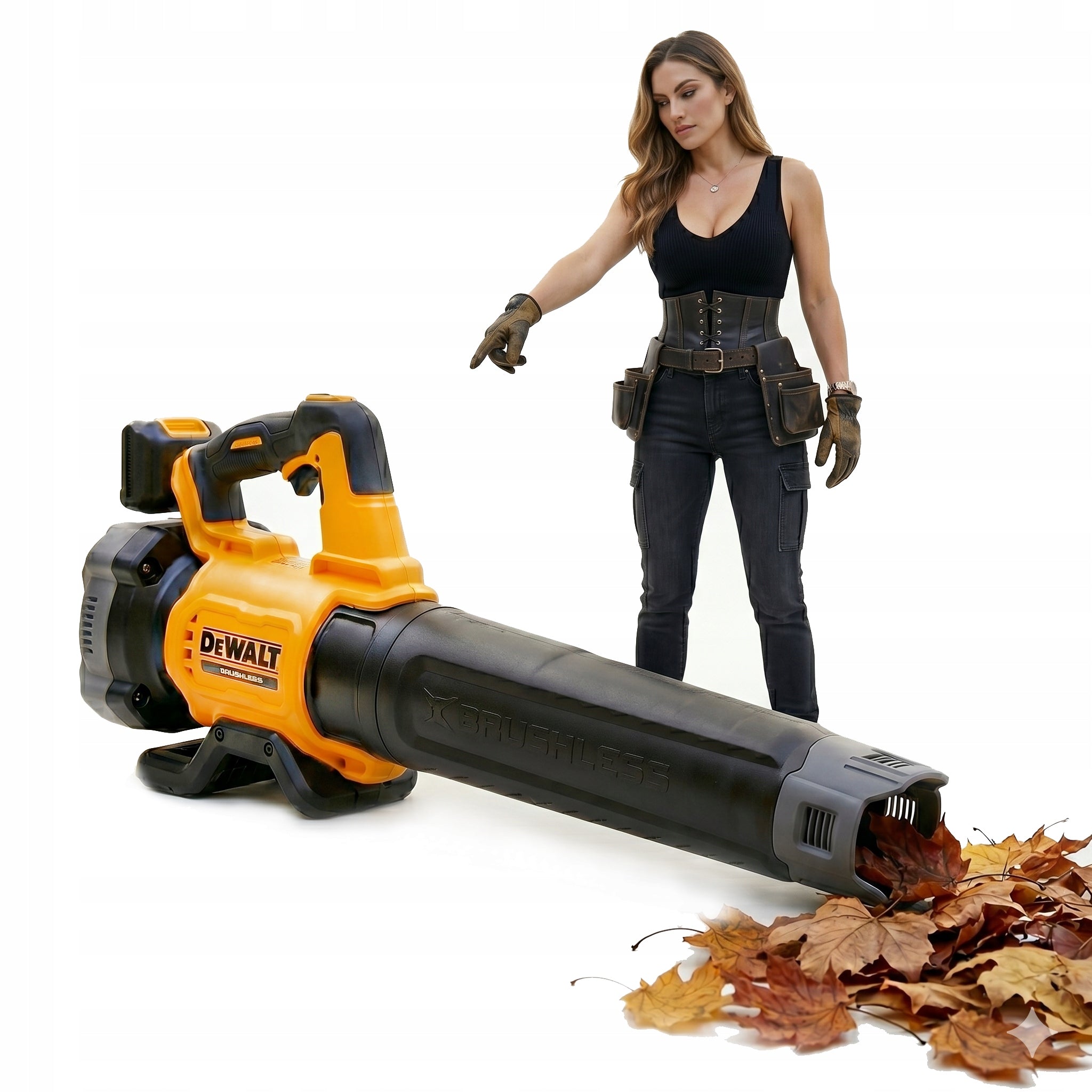 DEWALT POWERFUL CORDLESS SNOW GRASS LEAF BLOWER FOR GARDEN 18V Packaging status original