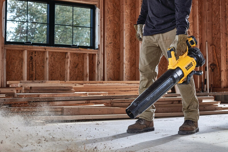 DEWALT POWERFUL CORDLESS SNOWGRASS LEAF BLOWER FOR GARDEN 18V Power supply rechargeable battery