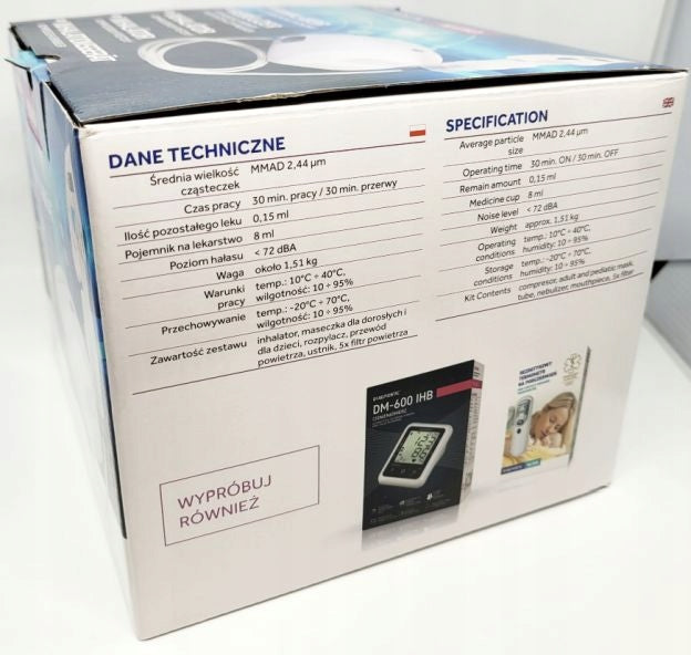 DIAGNOSTIC NANO family reciprocating inhaler Packaging status original