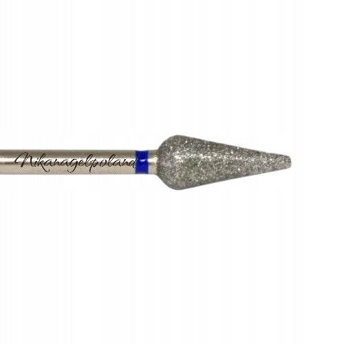 DIAMOND CUTICLE PEAR for manicure 0,50 blue sharp Medical device no