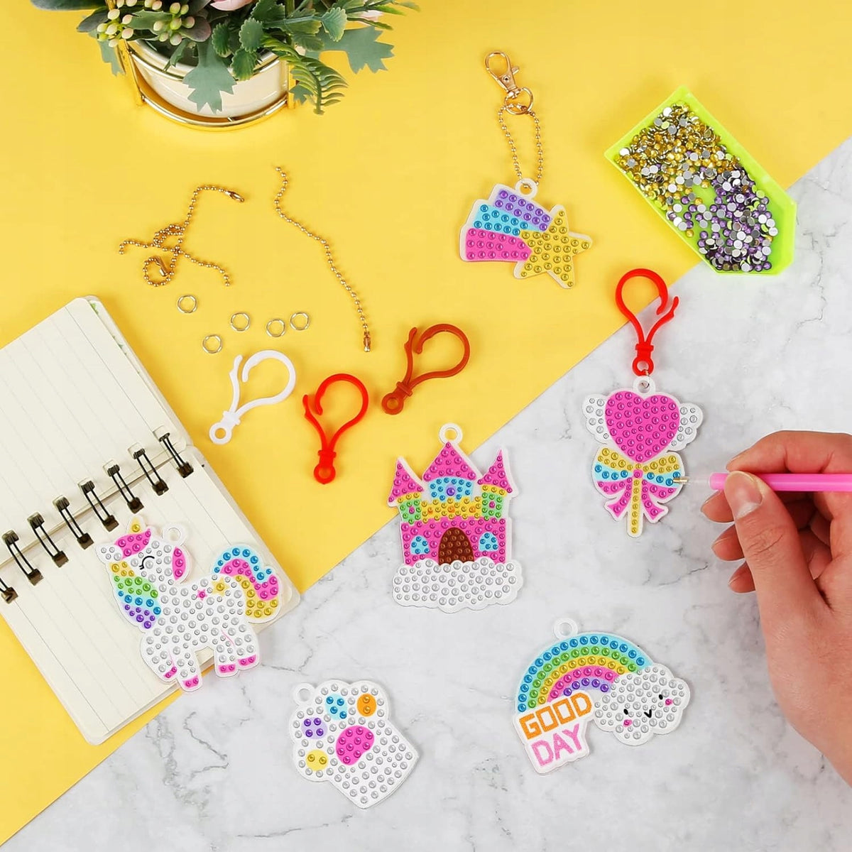 DIAMOND STICKER FOR CHILDREN DIAMOND STICKERS MOSAIC EMBROIDERY SET Brand Doris