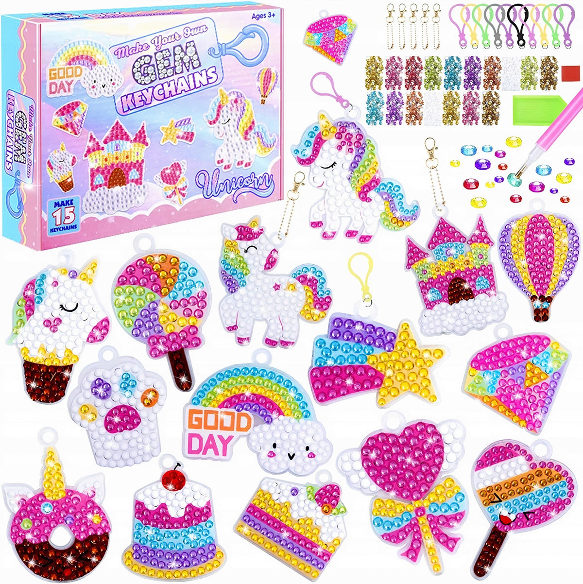 DIAMOND STICKER FOR CHILDREN DIAMOND STICKERS MOSAIC EMBROIDERY SET Manufacturer code DHLY12-6C