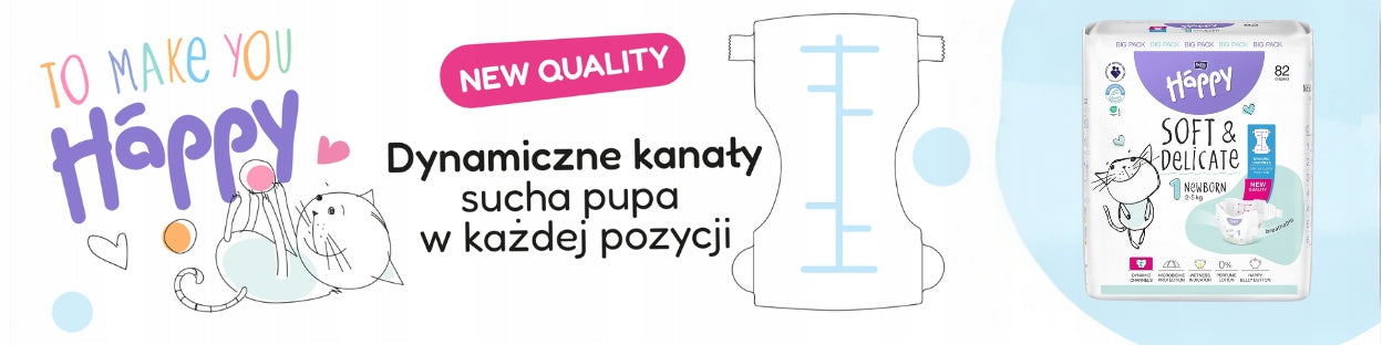 DIAPERS BELLA HAPPY 1 NEWBORN 2-5KG 82PCS. Medical device no