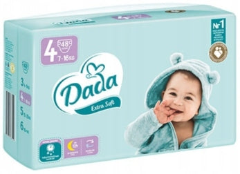 DIAPERS DADA EXTRA SOFT 4 48 PCS 7-16 KG ALOE VERA